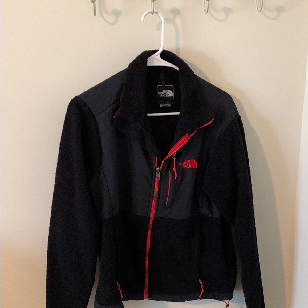 The North Face Black Jacket with Red Details